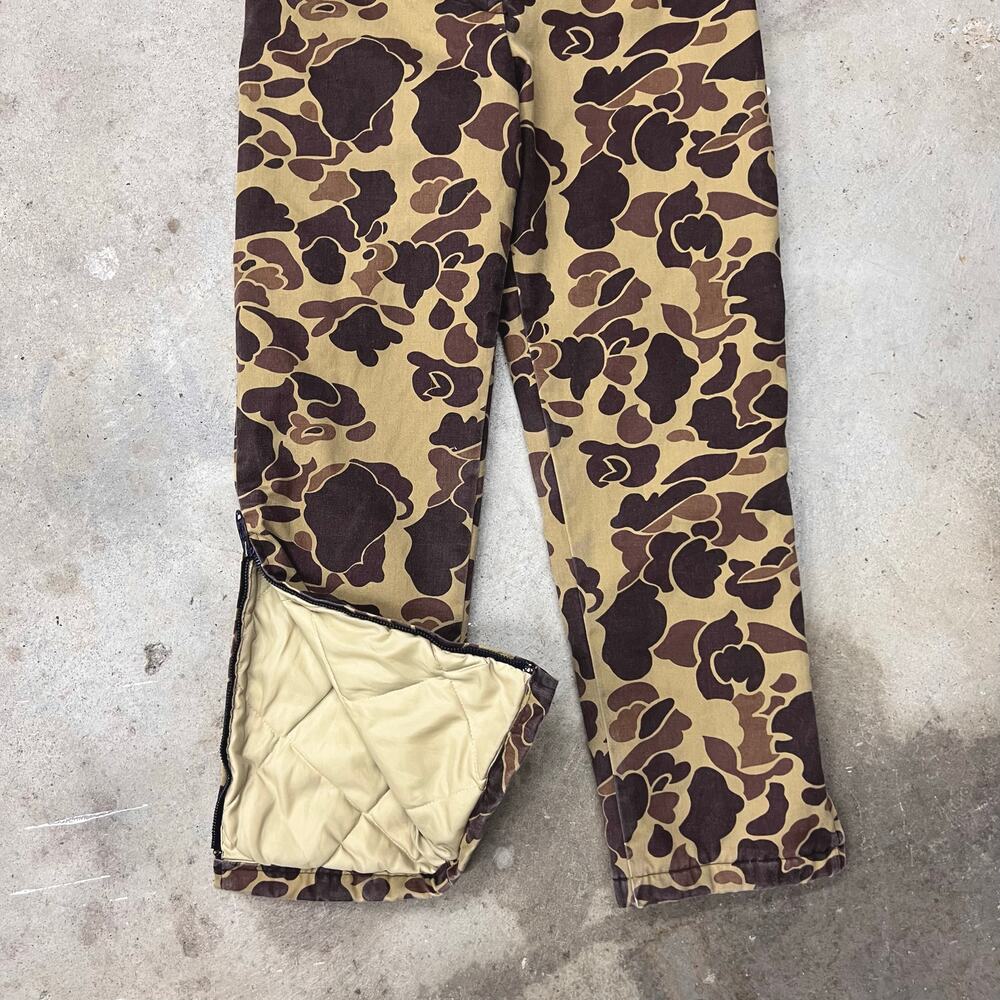 True Vintage Womens Duck Camo Dakota Industries Insulated Pants Hunting 12 - Picture 4 of 15